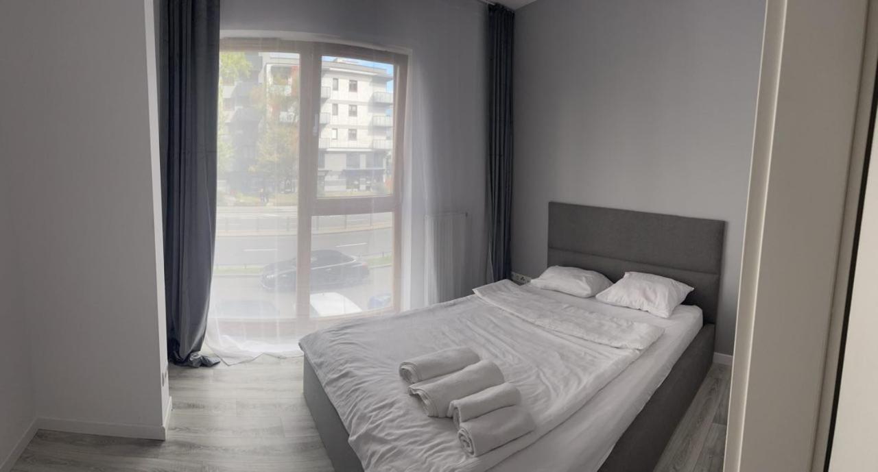 Ferienwohnung Apartament Mokotow Warschau Exterior foto